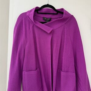 St. John Vibrant Purple Knit Sweater